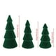 thumbnail image 3 of Adornos navideños, regalos navideños, árbol de Navidad de plástico flocado, decoración para fiestas navideñas, centro de mesa, adorno de escritorio, 3 of 9