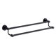 thumbnail image 1 of Black Towel Holder Hanger For Bathroom Use 50x13.5x12.2cm Easy Installation 1Pack, 1 of 1