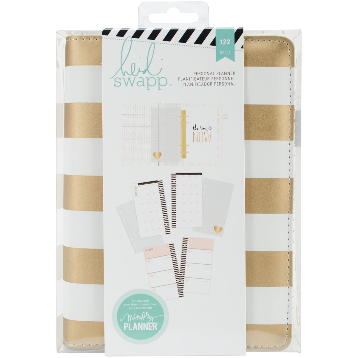 Heidi Swapp Personal Memory Planner Gold Foil Stripe Walmart Heidi Swapp Personal Memory Planner Gold Foil Stripe Walmart