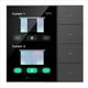 thumbnail image 2 of 4X Interruptor de Pared Inteligente de 3,5 Pulgadas con Pantalla Táctil, 4 Grupos, Interruptor de 8 Vías, Sensor de Radar, Interruptor de Atenuación, Cortina Tuya Zigbee A, 2 of 5