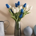 thumbnail image 5 of 10 Uds. De tulipanes falsos de PU, ramo de flores artificiales de tacto Real para decoración de boda, oficina en casa, 5 of 5
