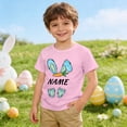 thumbnail image 2 of Boys Shirts Size 7 , Boys Shirts Size 12 , Girls Shirt,Cartoon Bunny Print Short Sleeve Tee For Kids And Teens Easter Casual Top, 2 of 5