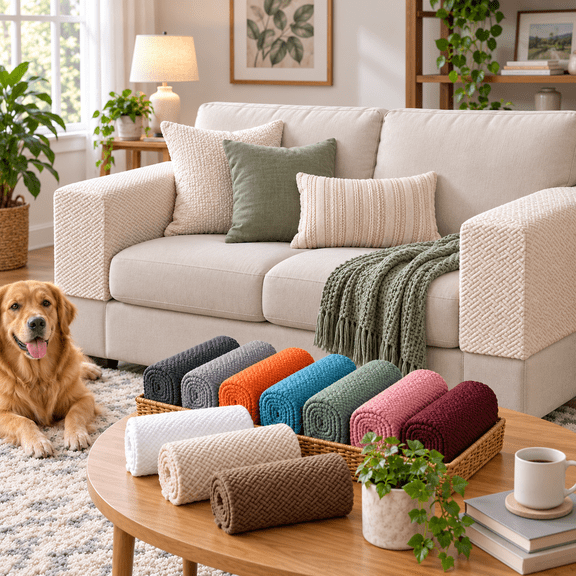 Couch Armrest Cover Elastic Stretch Sofa Protector Cover for Chair Recliner Furniture Arm Protection Living Room Home Decoration