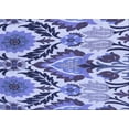 thumbnail image 1 of Ahgly Company Machine Washable Indoor Rectangle Transitional Deep Periwinkle Purple Area Rugs, 2' x 5', 1 of 7