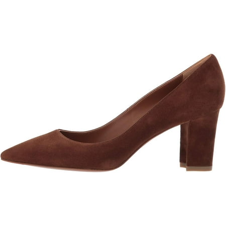 Aquatalia Women's Michaela Suede Pump, Caramel, Size 9.0