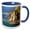Blue/White, variant on 3drose, Knysna Heads, Knysna, Garden Route, Western Cape, South Africa., 11oz Two-tone Blue Mug