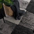 thumbnail image 4 of 7â€™ x 9â€™ Gray Geometric Blocks Area Rug, 4 of 9
