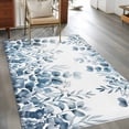 thumbnail image 2 of Area Rugs 2.7'x5', Blue Green Eucalyptus Leaves Carpet for Living Room Bedroom Dining Room, Spring Summer Botanical Throw Kitchen Rugs Non Slip Washable Rectangle Indoor Outdoor Rugs, 2 of 8