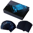 thumbnail image 2 of Magicwand Water Proof Poker Playing Taash Cards Black Pack Of 1 - For Adult | Durable, Scratch Less, Non Fade & Waterproof, 2 of 5