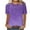 Purple, variant on TKLPEHG Womens Dressy Tops Short Sleeve T Shirts Crew Neck Comfy Casual Loose Fashion Print Graphic Tee Summer Fashion Outfits (Blue,XXXXL)
