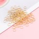 thumbnail image 3 of 1000pc Brass Open Jump Rings Long-Lasting Plated Round Ring 21 Gauge 7x0.7mm Inner Diameter: 5.6mm Real 18K Gold Plated, 3 of 3