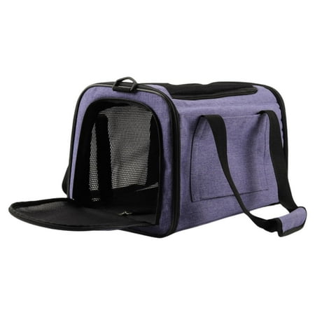 Breathable Pet Carrier Collapsible Puppy Folding Tote Kitten Rabbit bag for Travel Camping Hiking Sightseeing - S