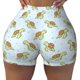 thumbnail image 2 of Balery Cartoon Sea Turtle Pantalones cortos de entrenamiento estampados para mujer, sin costuras, ajustados, para gimnasio, yoga, correr, deportes, ejercicio activo, fitness.-XX-Large, 2 of 8