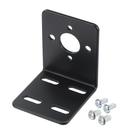 

Motor Mounting Bracket Motor Holder 54x52x62mm Black with Screws for Motor