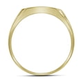 thumbnail image 2 of 10kt Yellow Gold Mens Round Pave-set Diamond Square Cluster Ring 1/4 Cttw, 2 of 3