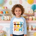 thumbnail image 2 of Aihuaihua Toddler Boys Easter Shirts Bunny Graphic Long Sleeve Crew Neck Raglan T-Shirt Funny Rabbit Tops, 2 of 6