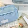 thumbnail image 2 of sruoe Pencil Case with Zipper, Stationery Pouch, Large Storage Capacity Bag Pouch, Portable Spacious Opening Pen Bag, Pen Bag for Office, Gift, Study SupplyCloth, 2 of 5