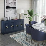 Twin Star Home 15.5 in. D Buffet Sideboard TV Stand for TVs up to 70 in, Modern Navy