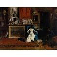 thumbnail image 2 of William Merritt Chase 14x11 Gold Ornate Wood Frame and Double Matted Museum Art Print Titled - The Tenth Street Studio (1880), 2 of 4