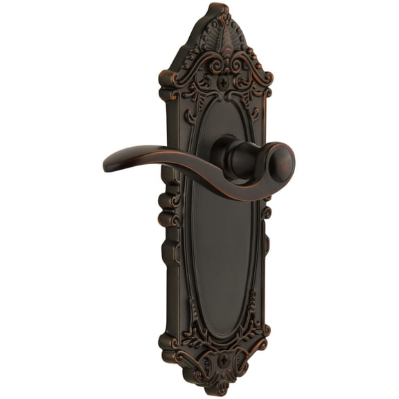 Grandeur Gvcbel_Sd_Na_Lh Grande Victorian Solid Brass Rose Left Handed Single Dummy Door