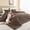 06 - Brown, variant on 132x120 Alaskan King Comforter, Extra Large King Size Comforter Oversized, All Season Soft Lightweight Quilt Down Alternative Duvet Insert with 8 Corner Tabs(120x132, Brown)