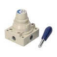 thumbnail image 1 of FlyFlise Rotary Lever Hand Valve 1/4'' PT Air Flow Control, 1 of 8