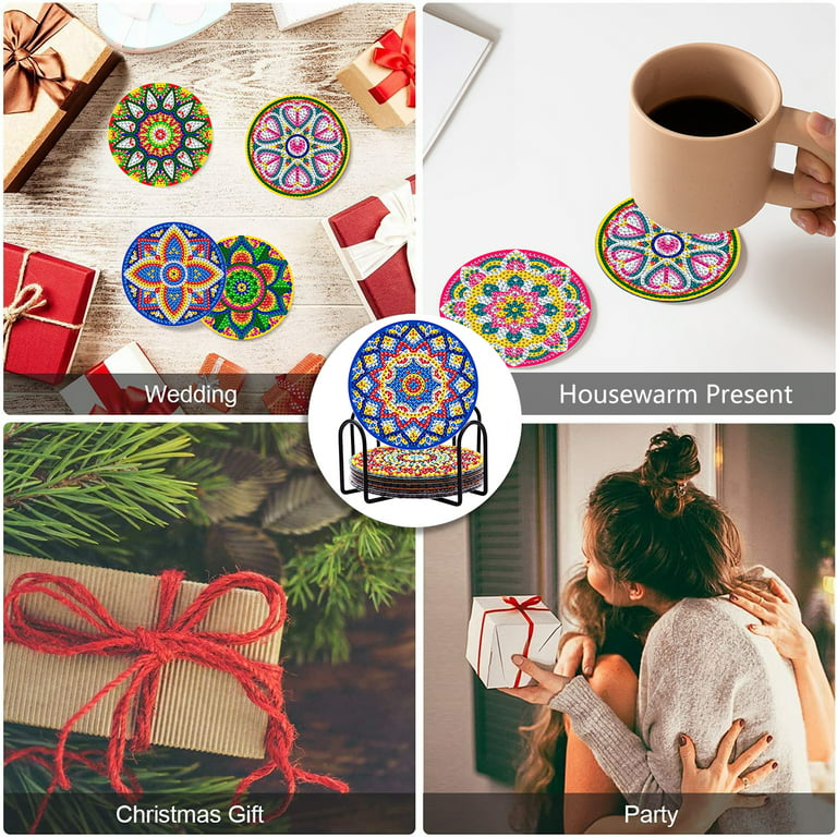 Mandala Painting Kit Tea Coasters Art and Craft Kit 6+ Years