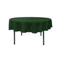 thumbnail image 1 of LA Linen TCpop72R-GreenHuP20 Nappe en Popeline de Polyester Vert Chasseur - 72 Po Ronde, 1 of 3
