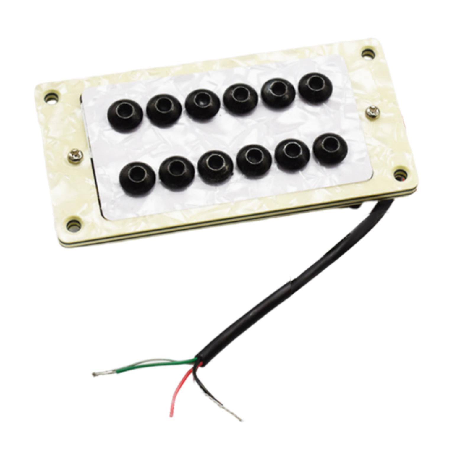 LeeQinersw Electric Guitar Humbucker Pickup Spare Part Replacement Compact Professional Easy to Install Musical Instrument Accessories Bridge
