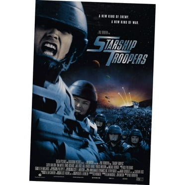 Starship Troopers Movie Poster 24x36 Art Poster 24x36 Multi-Color Square Adults Best Posters