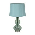 thumbnail image 2 of Muna 27 Inch Table Lamp - Cone Shade - Dome Shape Glass Body - Blue Finish, 2 of 5