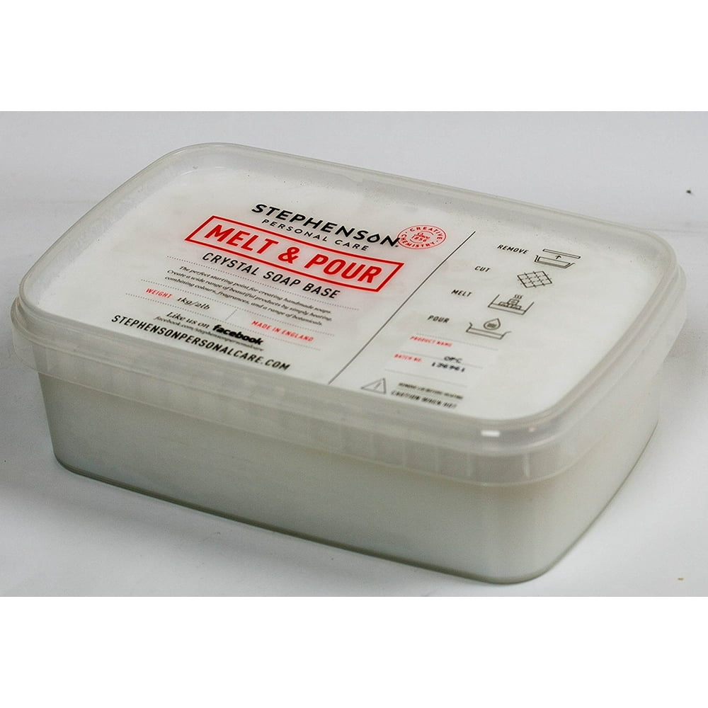 Stephenson 2 LB Foaming Bath Butter Melt and Pour Soap Base Walmart