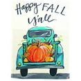 thumbnail image 2 of Magnolia Gardens M070120 30 x 44 in. Truck with Pumpkins Printed Garden Flag - Large, 2 of 3