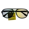 thumbnail image 6 of Fila Matte Matte Green Mens Plastic Aviator Sunglass,  Flash Lens SF9339 B56G, 6 of 6