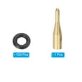 thumbnail image 3 of Uxcell 2BA Dart Shaft Rubber O-Rings 100Pcs with Applicator Tool, Gold Tone, 3 of 6