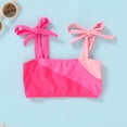 thumbnail image 3 of Traje de baño de dos piezas para niñas pequeñas YOUNGER TREE, rosa, 4-5T, 3 of 5