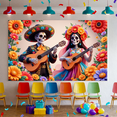 thumbnail image 2 of Skeleton Decoration Day of the Dead Fiesta Flowers Indoor Celebration for Party Event Decor Art Festival, 2 of 9