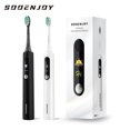 thumbnail image 2 of Cepillo de dientes eléctrico sónico SOOENJOY NB-1 con pantalla LCD inteligente, cepillo de dientes ultrasónico, modo bricolaje, limpiador automático para adultos, resistente al agua IPX7, 2 of 5