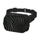 thumbnail image 2 of Fotbe Abstract Black And White Waves Cangurera Cuadrada con Estampado de Doble Capa, Bolsa de Cintura Ajustable Mini para Hombres y Mujeres, 2 of 9
