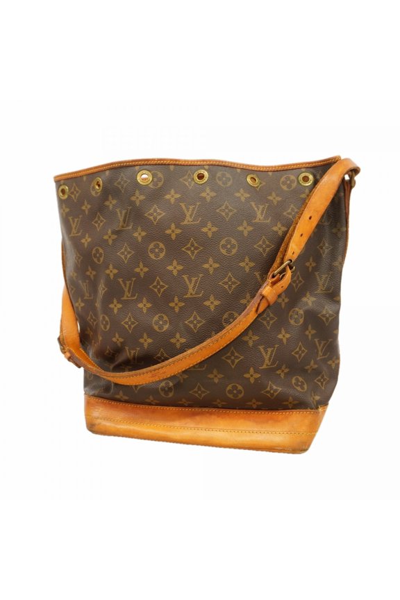 Pre-Owned Louis Vuitton Monogram Noe Shoulder Bag M42224 Brown Women's P3141635