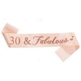 thumbnail image 1 of Elegant Adjustable Birthday Celebration Sash Featuring Glittering Rhinestones And Satin Fabric For, 1 of 3