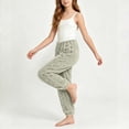 thumbnail image 7 of akafmk Kids Flannel Pants Boys Girls Fleece Pj Bottoms Soft Warm Fall Winter Joggers with Comfortable Cuffs Loungewear Sleep Pants 2-11 Years, 7 of 7