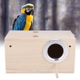 thumbnail image 3 of Nido De Pájaros, Caja De Cría, Accesorios Para Jaula Para Loros, Hechos De Material De Buena , Apertura De Borde De Metal, Fácil De Ver O Limpiar, Con Soporte, Adecuado, 3 of 7