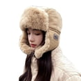 thumbnail image 3 of Aellinatey Winter Earflap Hat for Teens Keep Warm Protecting Ear Hat Windproof Outdoor, 3 of 17