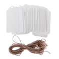 thumbnail image 4 of Etiquetas de Papel Kraft Yotijar 100 Piezas Etiquetas con Cuerdas blanco, 4 of 9