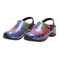 thumbnail image 3 of Anywear Zone Men’s and Women’s Clog Nurse Shoes, Slip Resistant for Healthcare, Gardening and Food Service, 9, Luxe Tie-Dye, 3 of 5