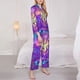 thumbnail image 3 of Fotbe Elephant in Tribal Style Conjunto de Pijama de Manga Larga para Mujer con Estampado, Ropa de Dormir de 2 Piezas, Conjunto de Casa Suave y Cómodo con Bolsillos-Large, 3 of 7