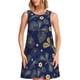 thumbnail image 1 of Disketp Vintage Golden Butterfly para Vestido sin Mangas para Mujeres, Vestidos de Verano para Mujeres, Casual y Holgado para la Playa, 1 of 7