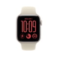 thumbnail image 2 of Apple Watch SE 3 [GPS 44mm] Smartwatch with Starlight Aluminum Case with Sand Sport Band - M/L, 2 of 10