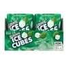 ICE BREAKERS, ICE CUBES, Spearmint Flavored Sugar Free Chewing Gum, Made with Xylitol, 40 Piece, Container, 4 Ct.